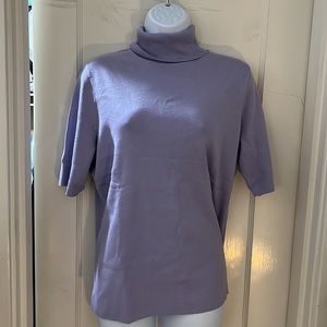 Anne Klein plus, New with tags light lavender turtle neck sweater Size 0X